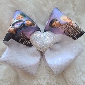 Thank you for being a friend jumbo hair bow